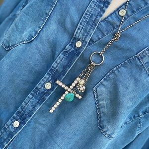 Bling Cross necklace